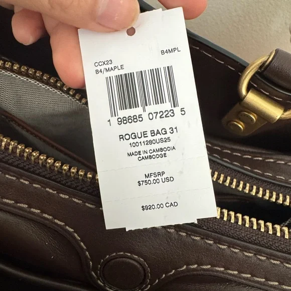 Coach Rogue 31 in Maple - Picture 5 of 5